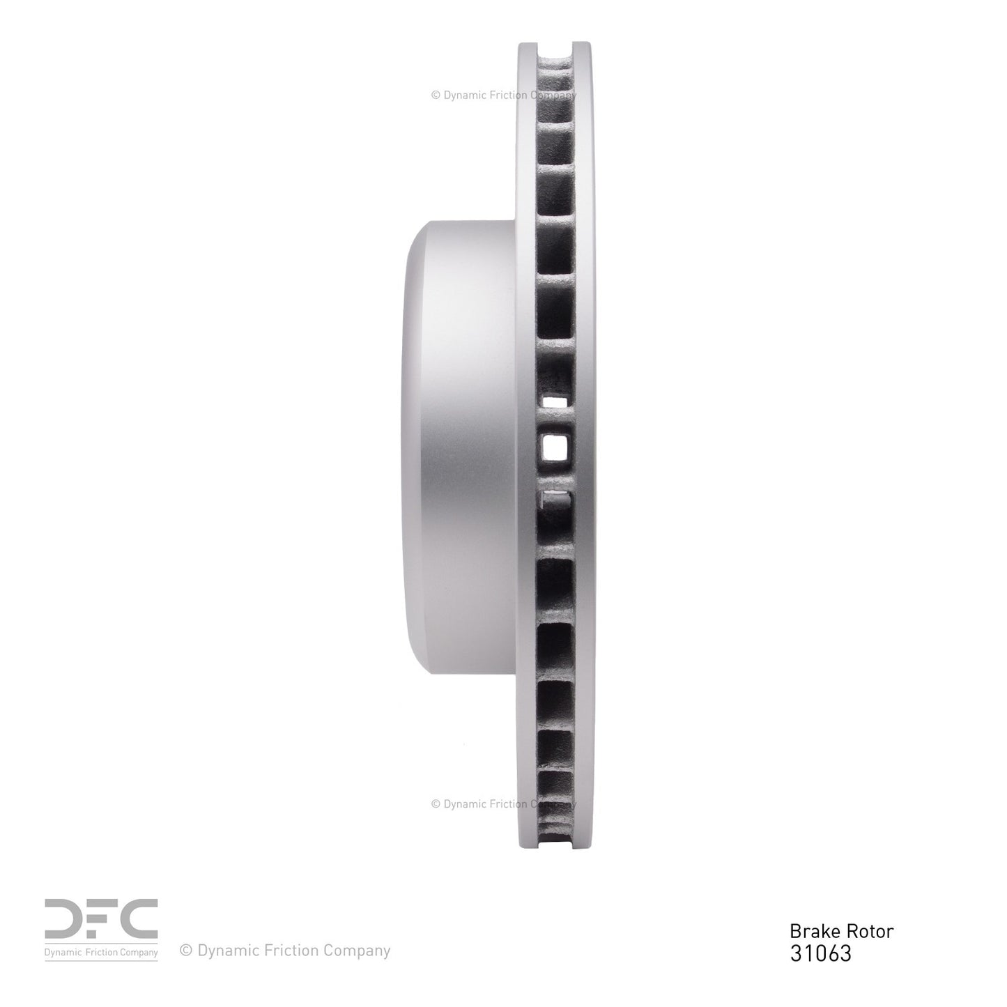 Dynamic Friction Company Disc Brake Rotor 604-31063