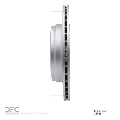 Dynamic Friction Company Disc Brake Rotor 604-31066