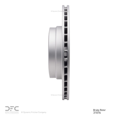 Dynamic Friction Company Disc Brake Rotor 604-31076