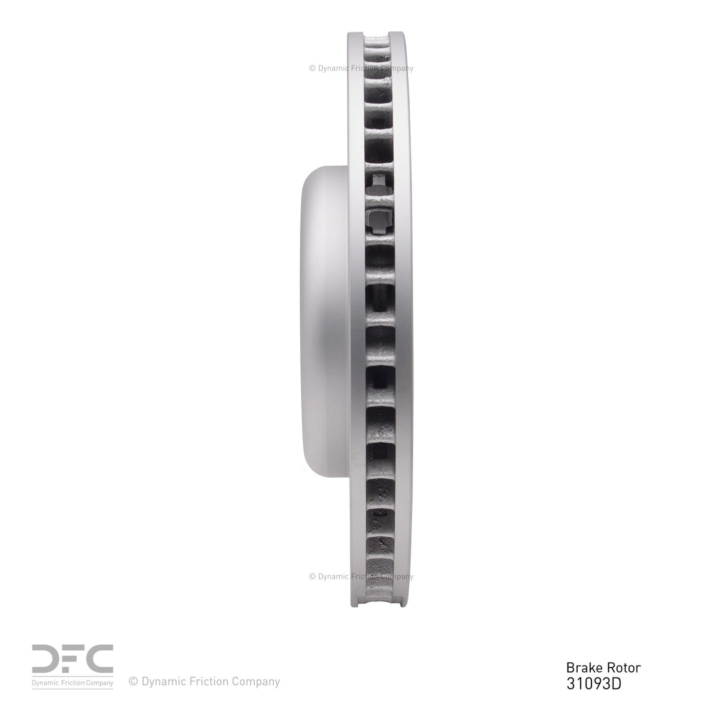 Dynamic Friction Company Disc Brake Rotor 604-31093D
