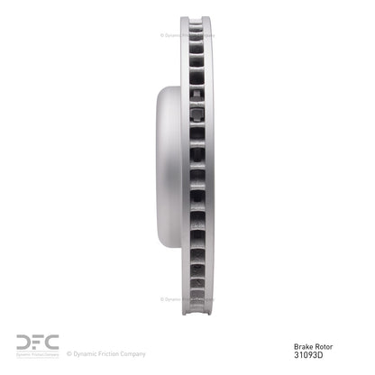Dynamic Friction Company Disc Brake Rotor 604-31093D