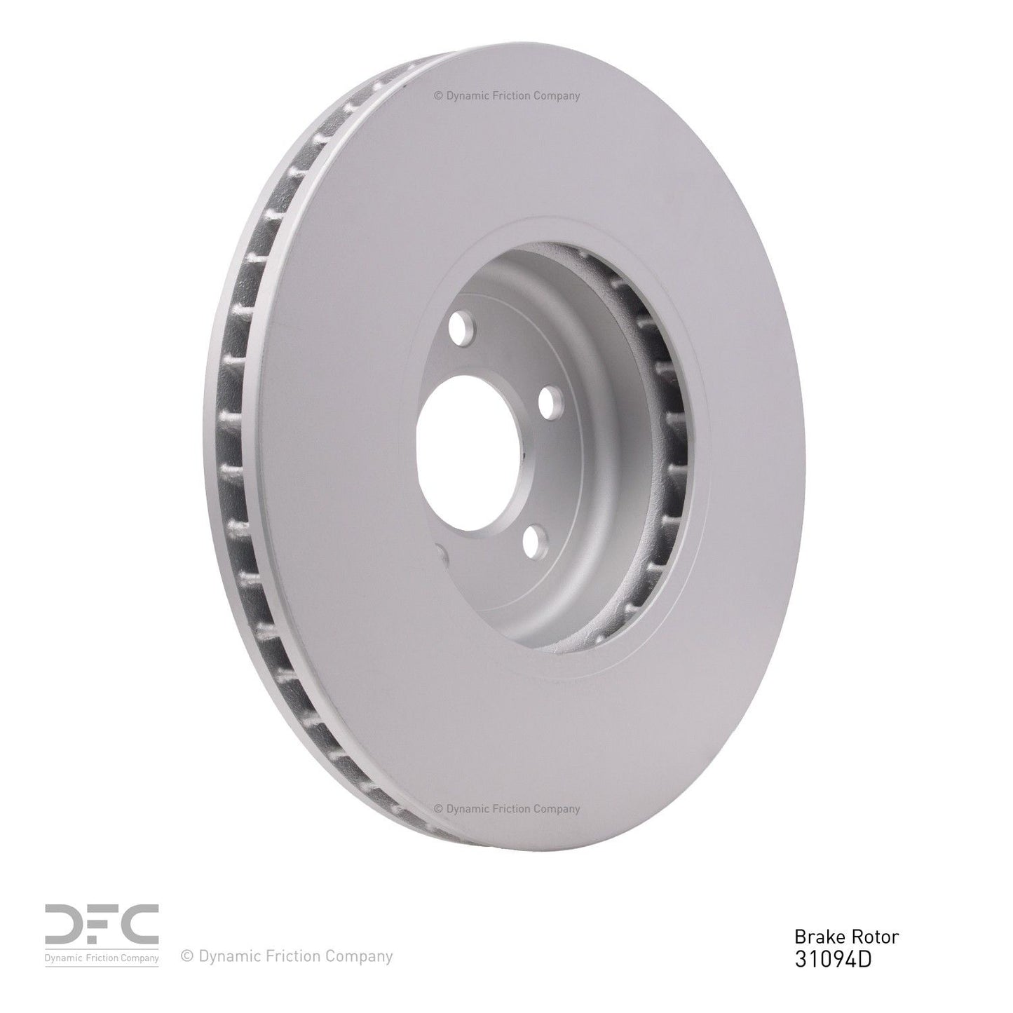 Dynamic Friction Company Disc Brake Rotor 604-31094D