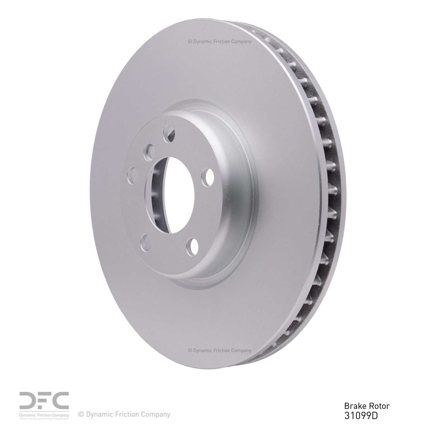 Dynamic Friction Company Disc Brake Rotor 604-31099D