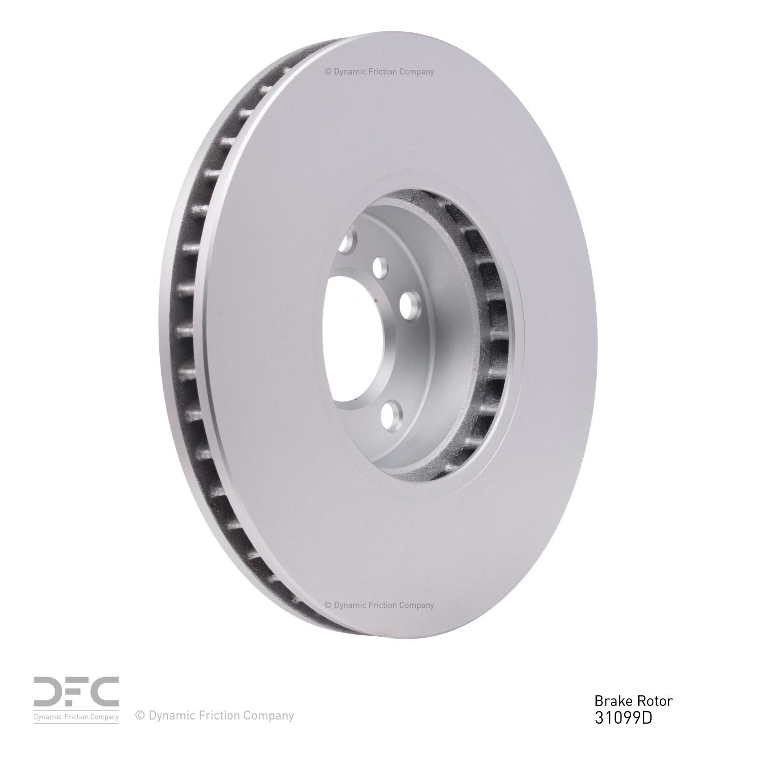 Dynamic Friction Company Disc Brake Rotor 604-31099D