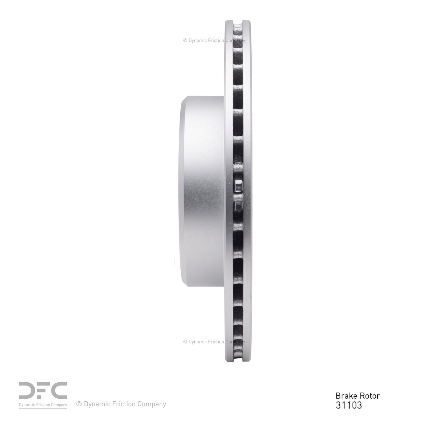 Dynamic Friction Company Disc Brake Rotor 604-31103