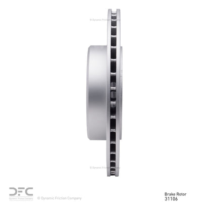 Dynamic Friction Company Disc Brake Rotor 604-31106