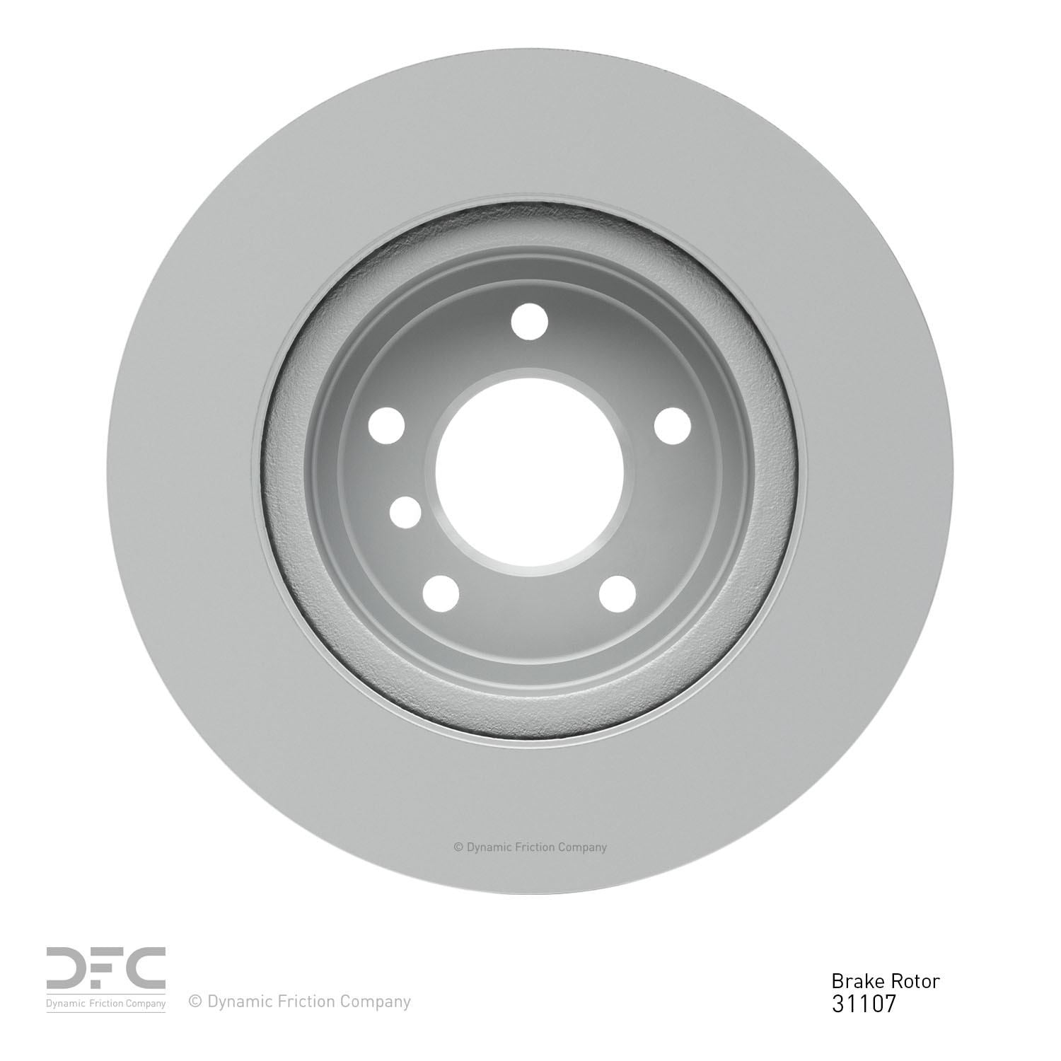 Dynamic Friction Company Disc Brake Rotor 604-31107