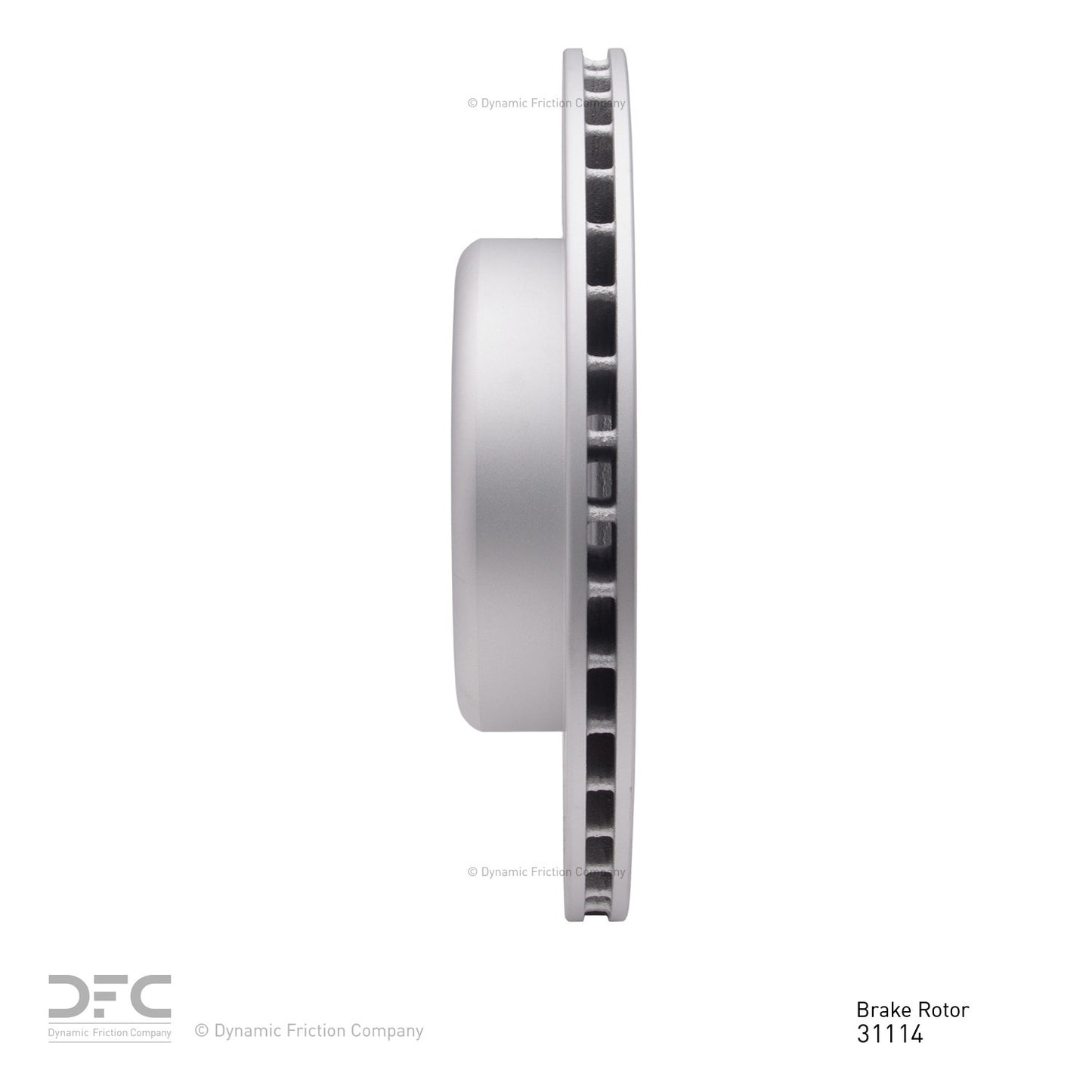 Dynamic Friction Company Disc Brake Rotor 604-31114