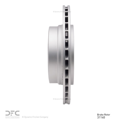 Dynamic Friction Company Disc Brake Rotor 604-31140