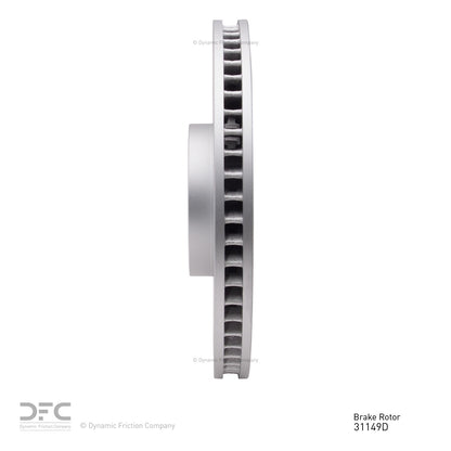 Dynamic Friction Company Disc Brake Rotor 604-31149D