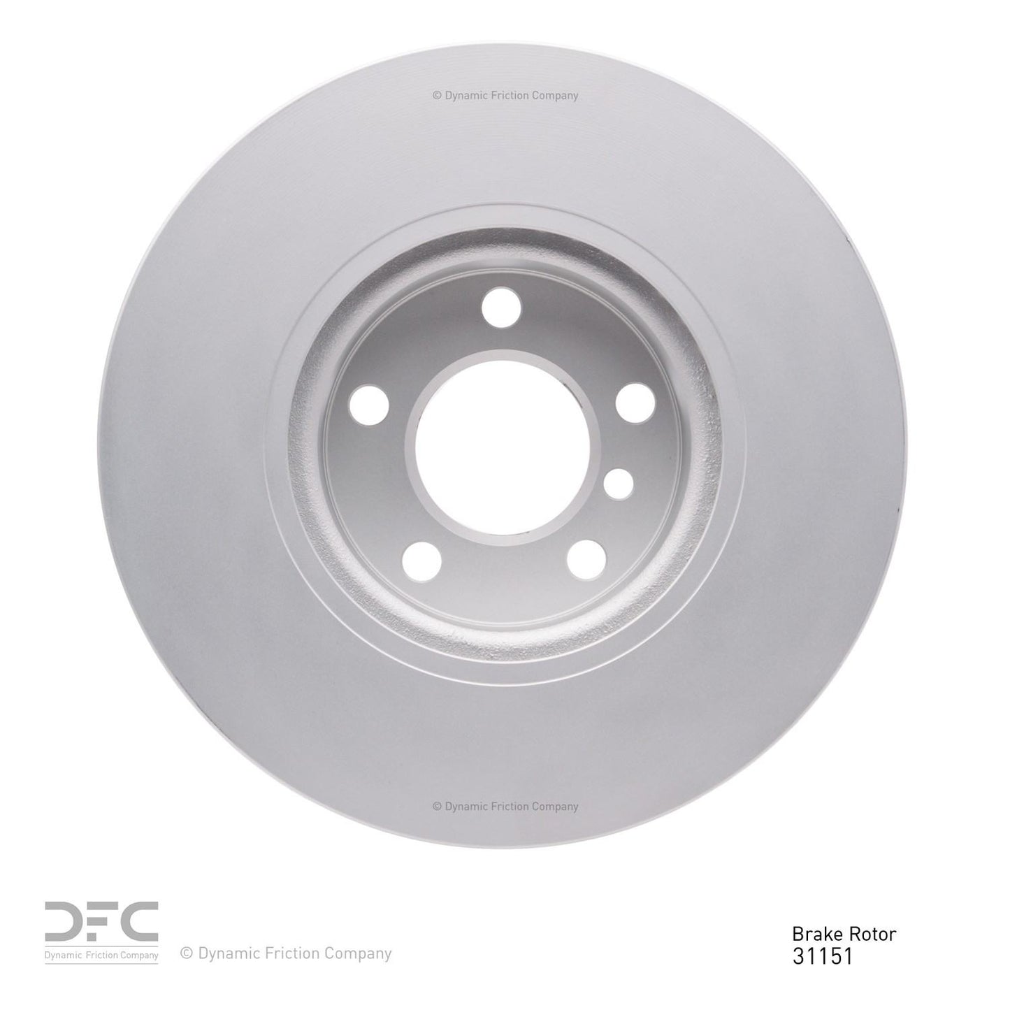 Dynamic Friction Company Disc Brake Rotor 604-31151