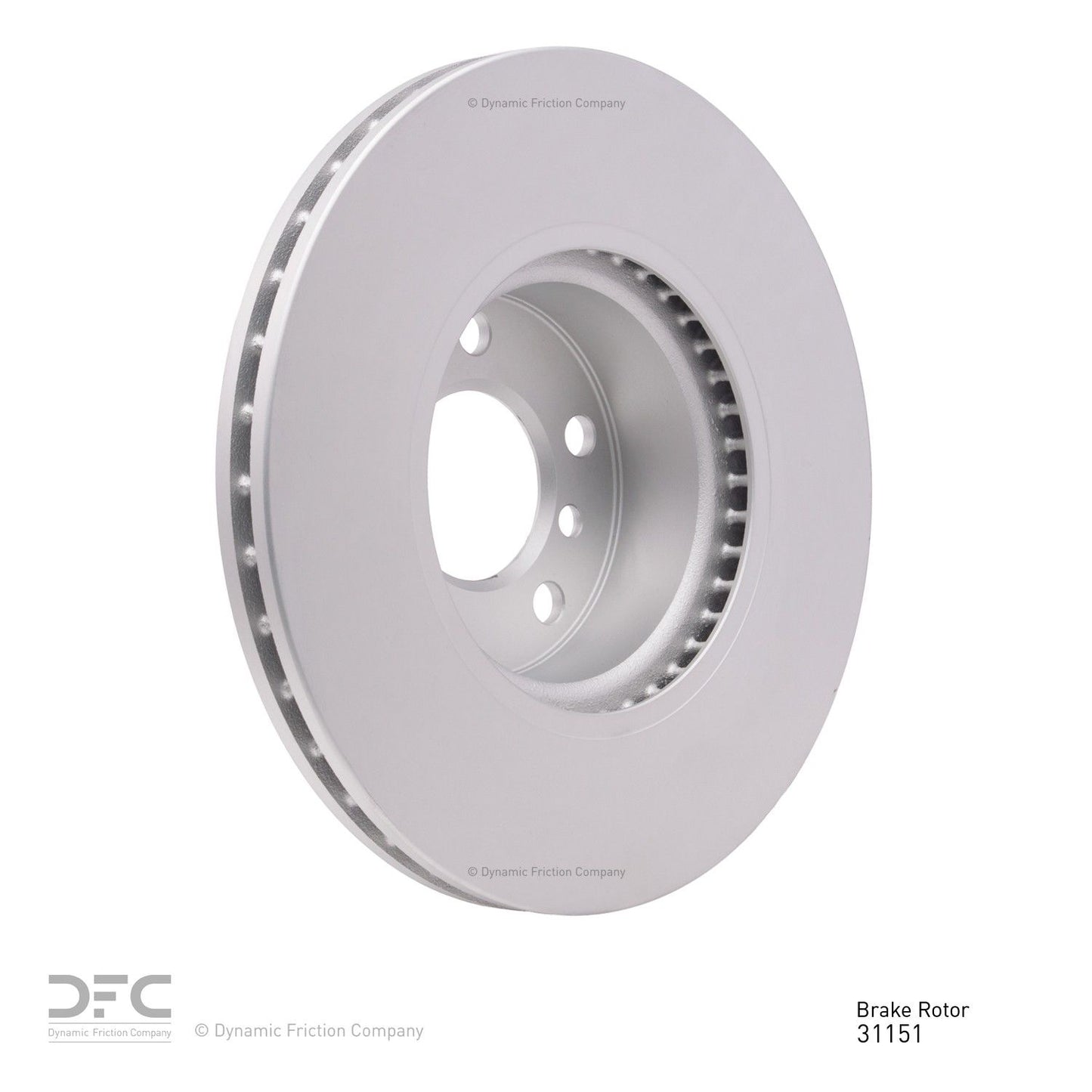 Dynamic Friction Company Disc Brake Rotor 604-31151