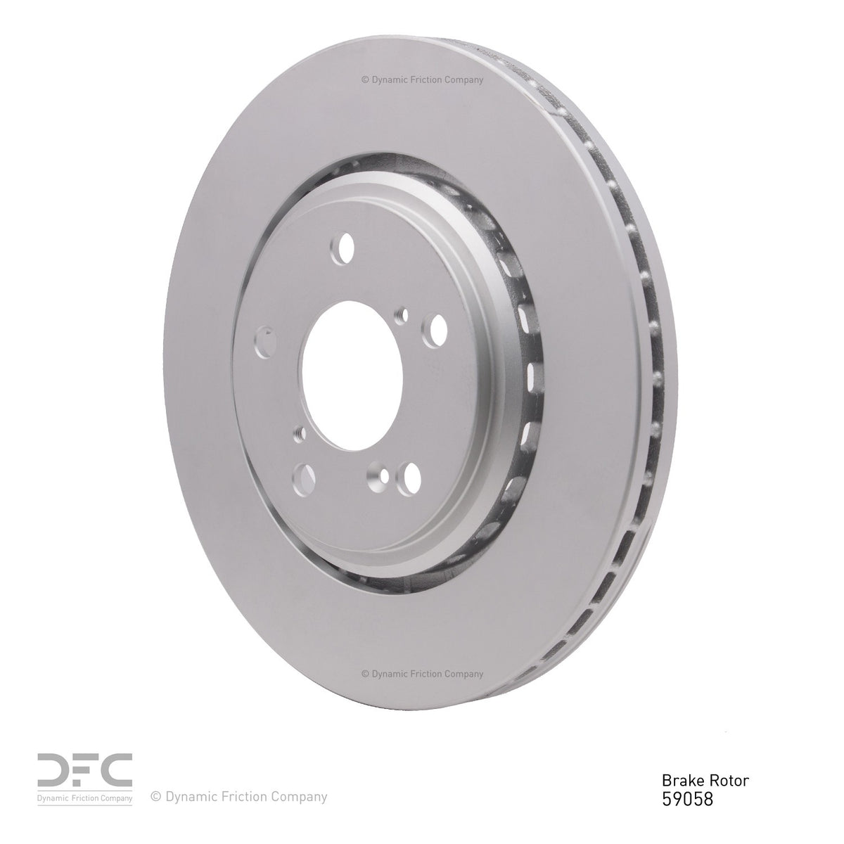 Dynamic Friction Company Disc Brake Rotor 604-59058
