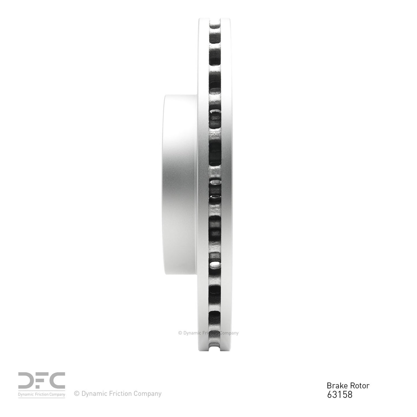 Dynamic Friction Company Disc Brake Rotor 604-63158