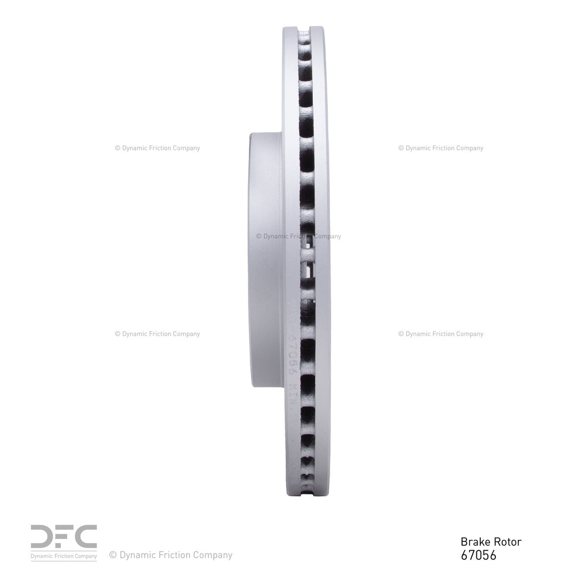 Dynamic Friction Company Disc Brake Rotor 604-67056