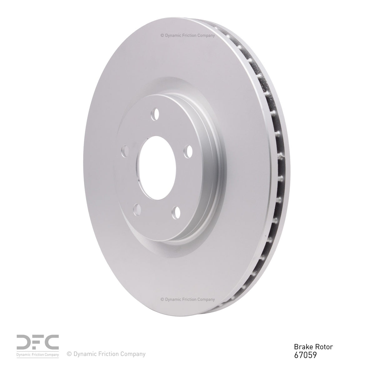 Dynamic Friction Company Disc Brake Rotor 604-67059
