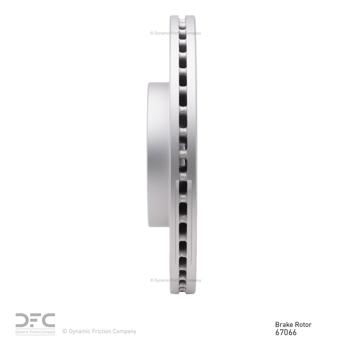 Dynamic Friction Company Disc Brake Rotor 604-67066