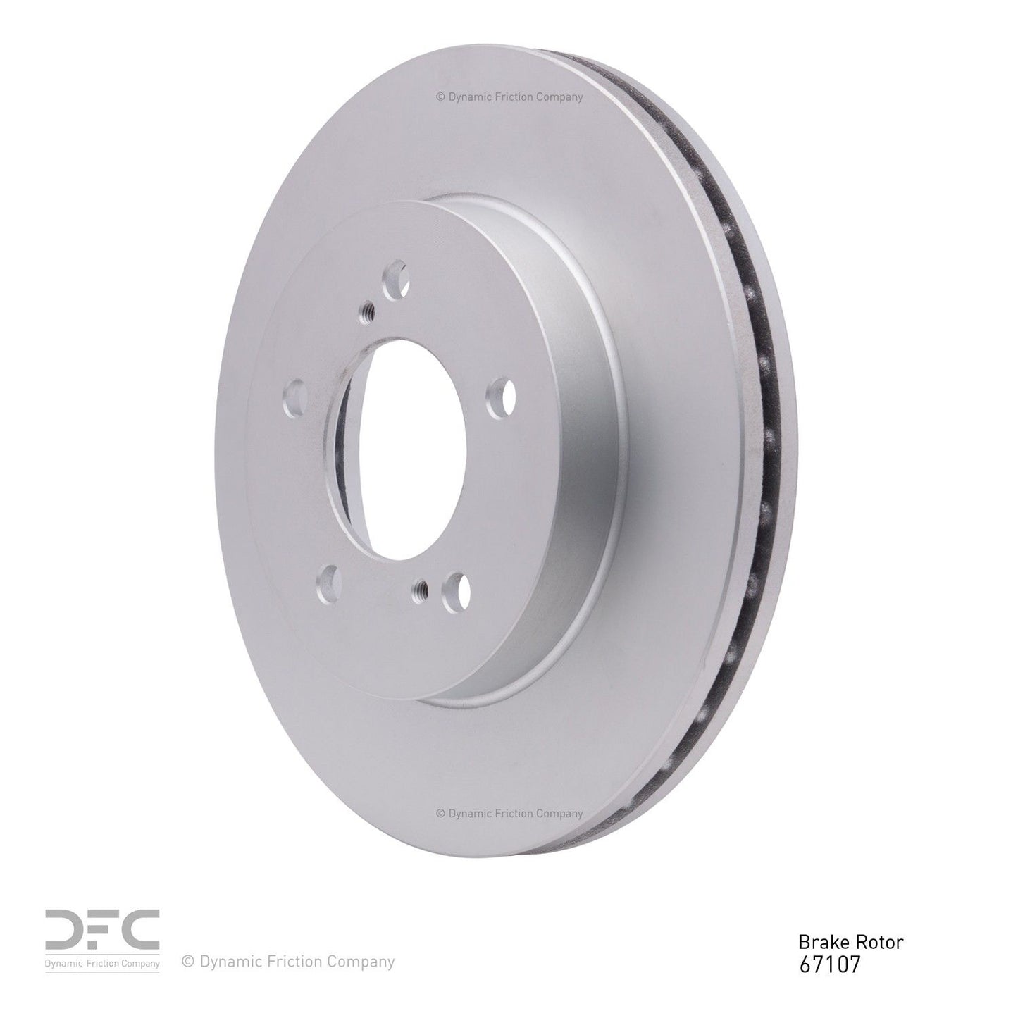 Dynamic Friction Company Disc Brake Rotor 604-67107