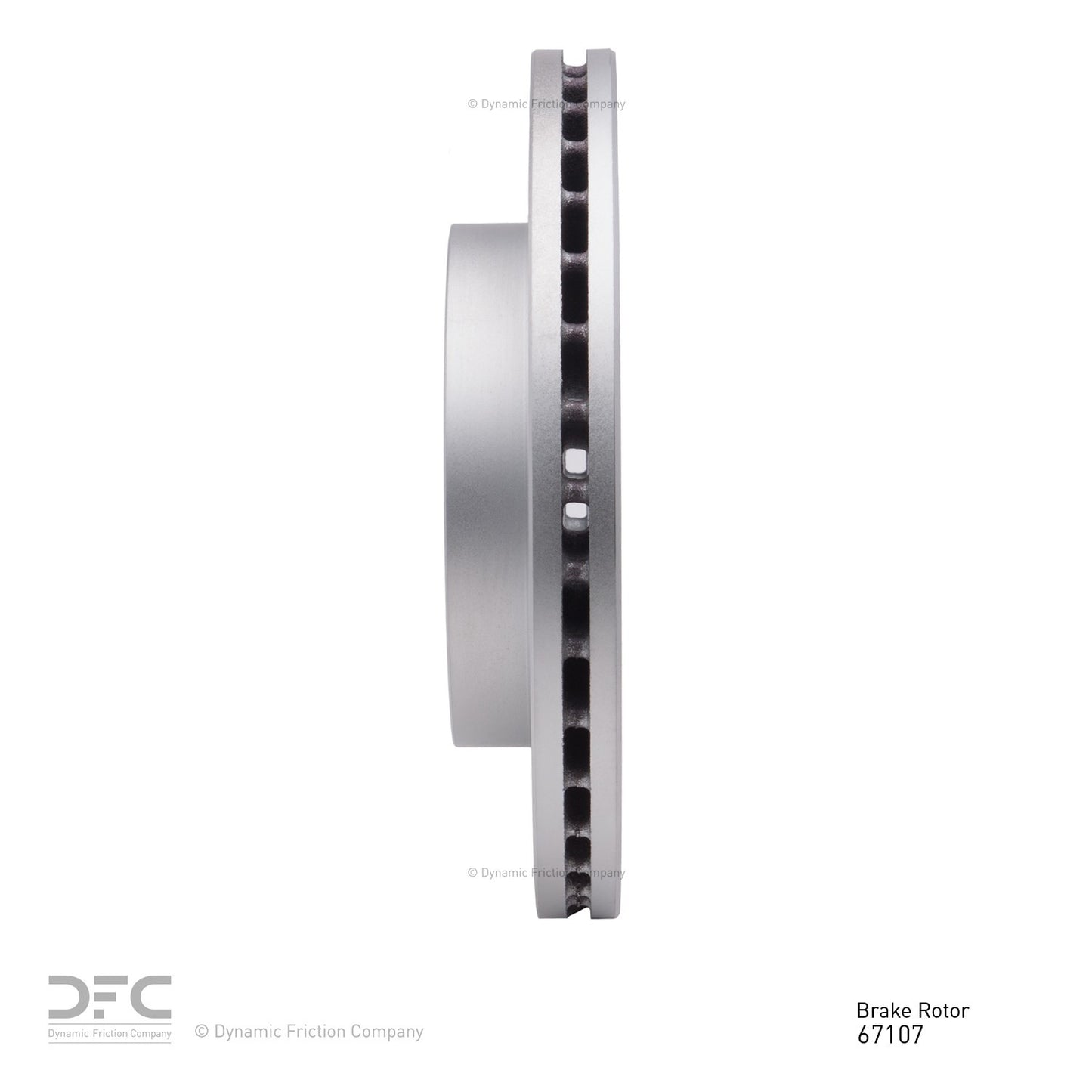 Dynamic Friction Company Disc Brake Rotor 604-67107