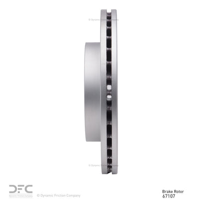 Dynamic Friction Company Disc Brake Rotor 604-67107