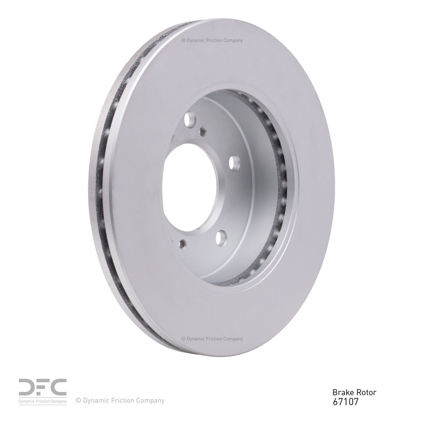 Dynamic Friction Company Disc Brake Rotor 604-67107