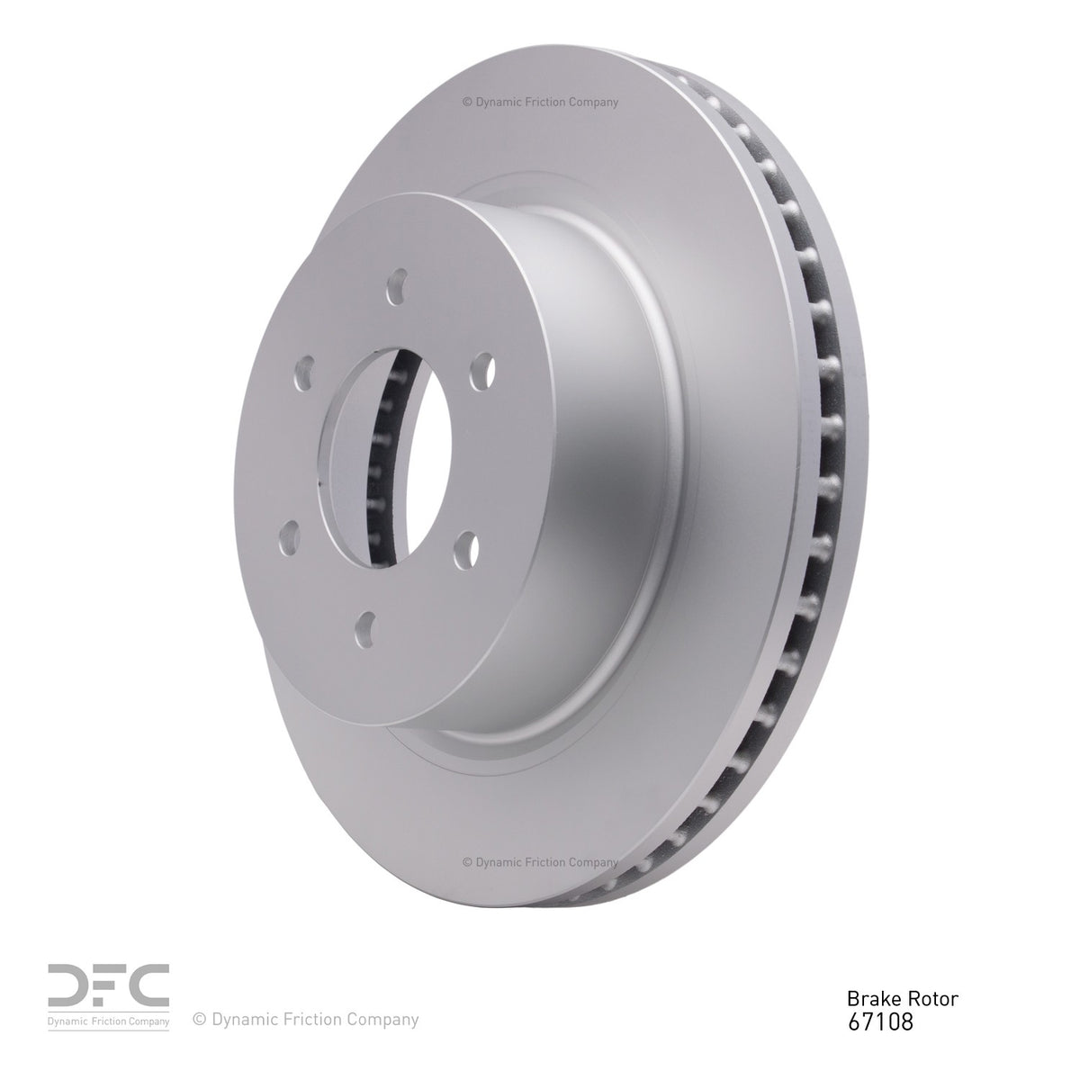 Dynamic Friction Company Disc Brake Rotor 604-67108