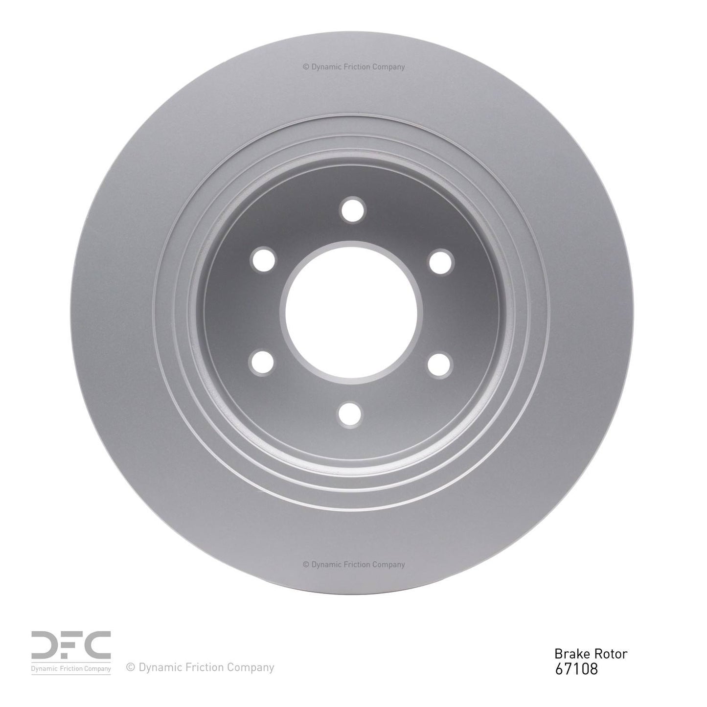 Dynamic Friction Company Disc Brake Rotor 604-67108