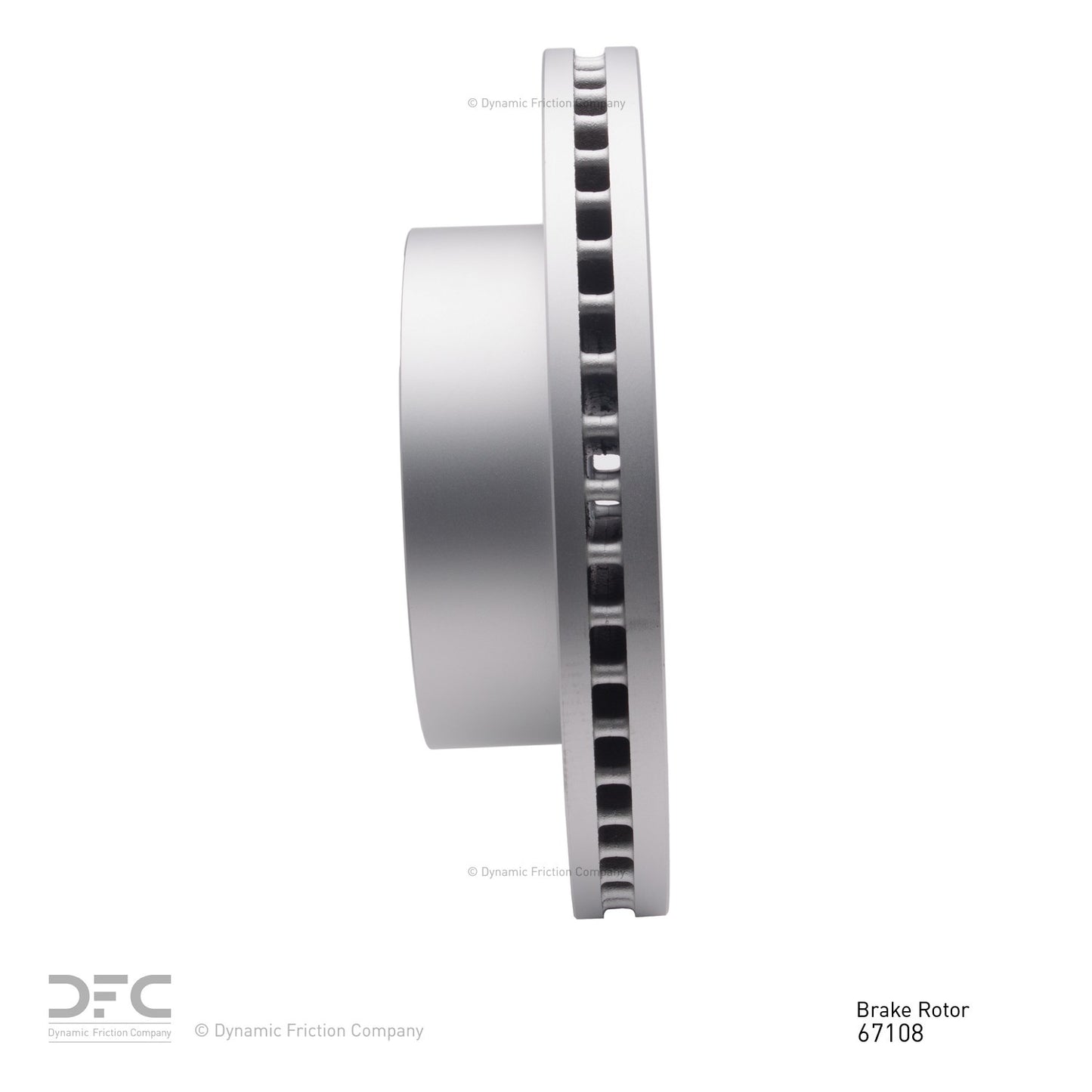 Dynamic Friction Company Disc Brake Rotor 604-67108