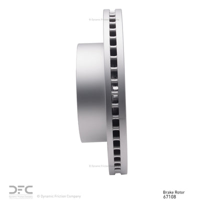 Dynamic Friction Company Disc Brake Rotor 604-67108
