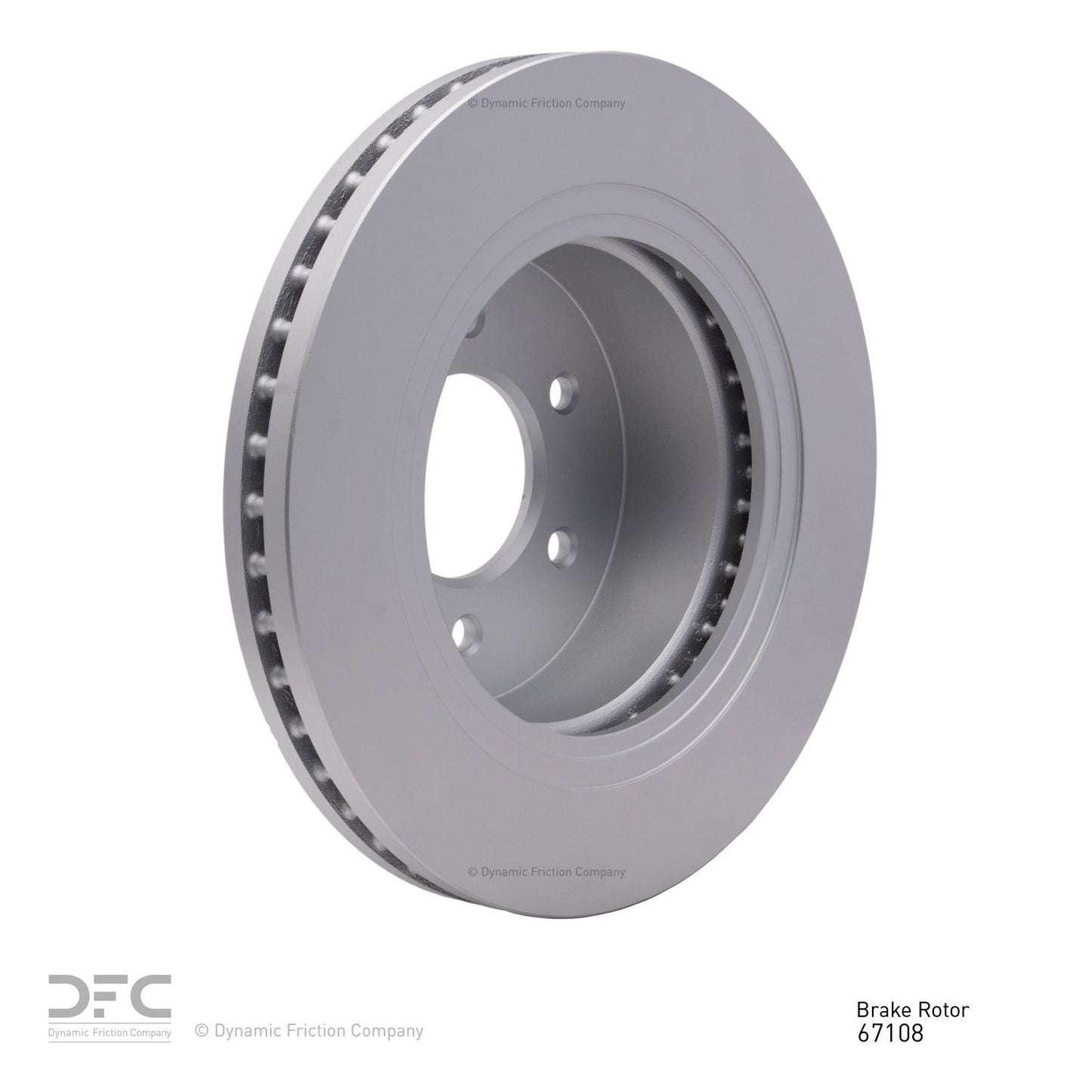Dynamic Friction Company Disc Brake Rotor 604-67108