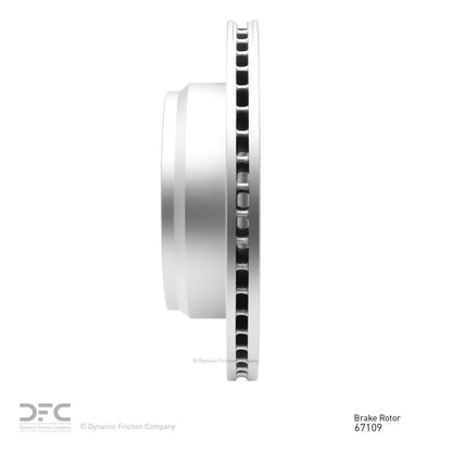 Dynamic Friction Company Disc Brake Rotor 604-67109