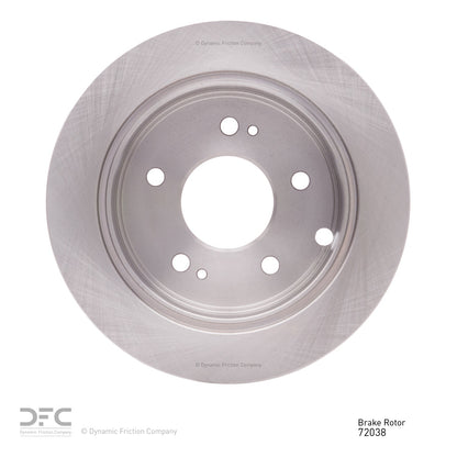 Dynamic Friction Company Disc Brake Rotor 604-72038