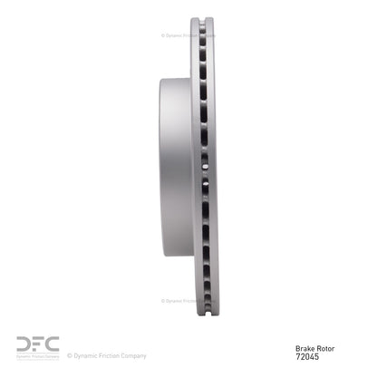 Dynamic Friction Company Disc Brake Rotor 604-72045
