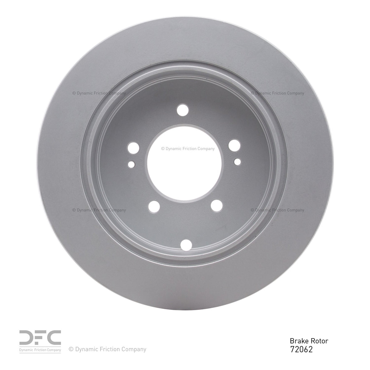 Dynamic Friction Company Disc Brake Rotor 604-72062