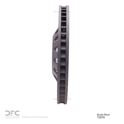 Dynamic Friction Company Disc Brake Rotor 604-73078