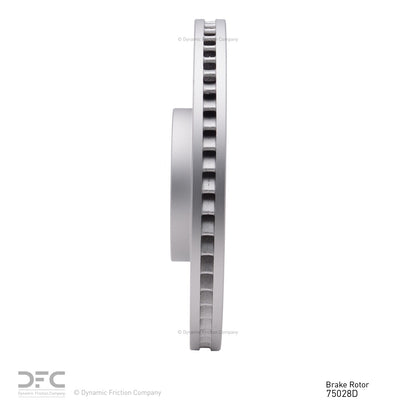 Dynamic Friction Company Disc Brake Rotor 604-75028D