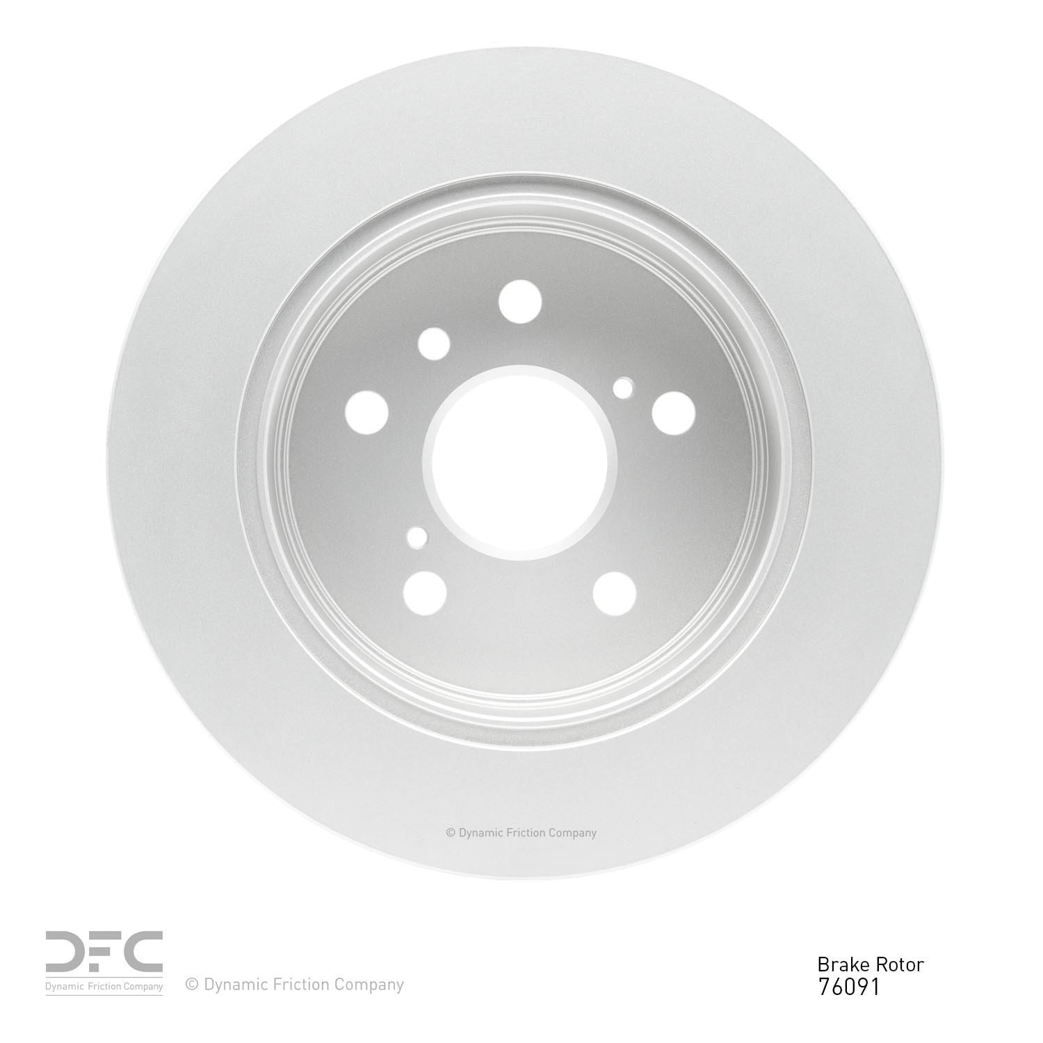 Dynamic Friction Company Disc Brake Rotor 604-76091