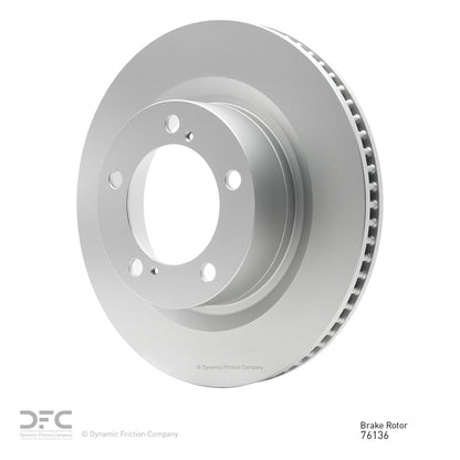 Dynamic Friction Company Disc Brake Rotor 604-76136