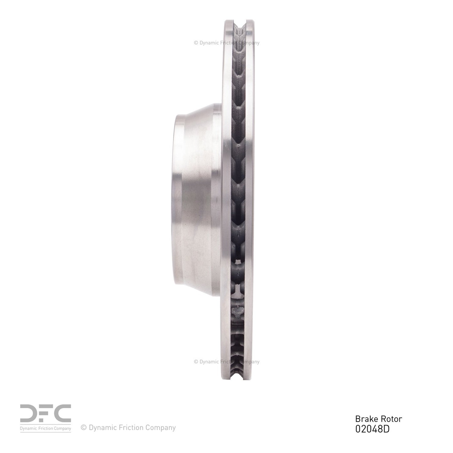 Dynamic Friction Company Disc Brake Rotor 610-02048D