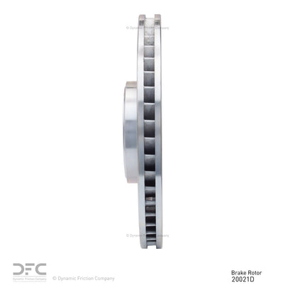 Dynamic Friction Company Disc Brake Rotor 610-20021D
