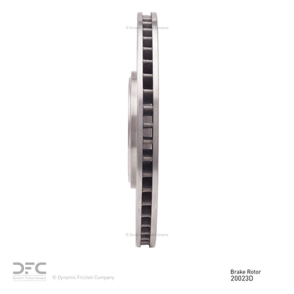 Dynamic Friction Company Disc Brake Rotor 610-20023D
