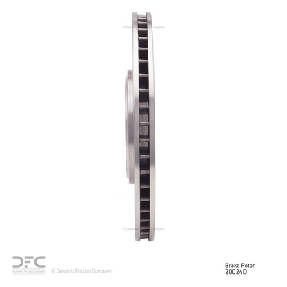 Dynamic Friction Company Disc Brake Rotor 610-20024D
