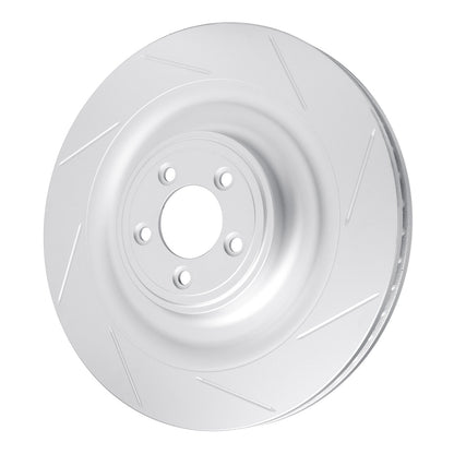 DFC 08-09 Jaguar XKR Left Front GeoSPEC Coated Rotor - Slotted 614-20022D
