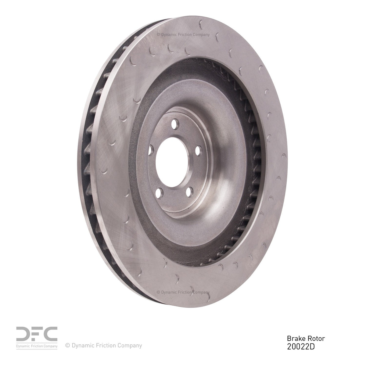 DFC 08-09 Jaguar XKR Left Front GeoSPEC Coated Rotor - Slotted 614-20022D