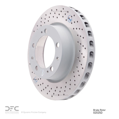 Dynamic Friction Company Disc Brake Rotor 620-02025D