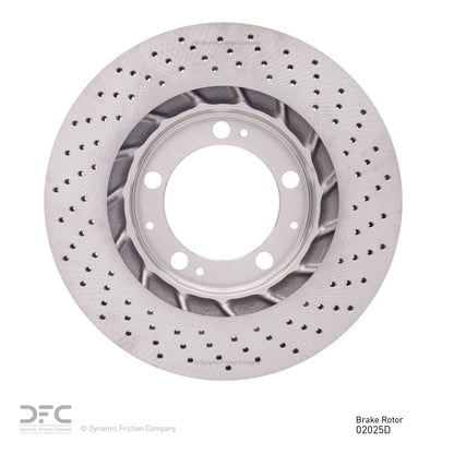 Dynamic Friction Company Disc Brake Rotor 620-02025D