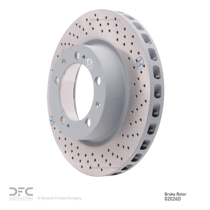 Dynamic Friction Company Disc Brake Rotor 620-02026D