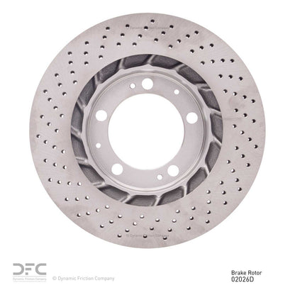 Dynamic Friction Company Disc Brake Rotor 620-02026D