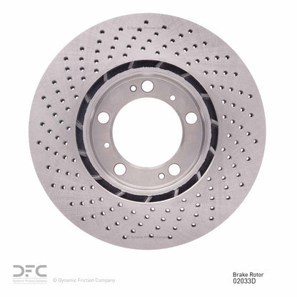 Dynamic Friction Company Disc Brake Rotor 620-02033D