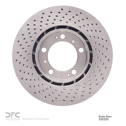 Dynamic Friction Company Disc Brake Rotor 620-02033D